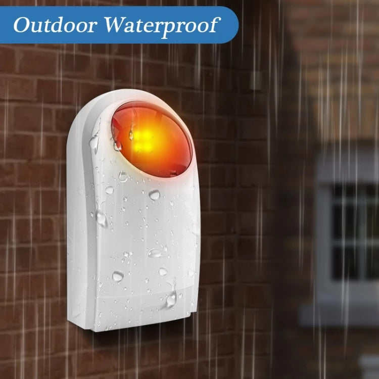 Outdoor Siren with Red Flashlight , Can be used 1.2A 12V as a Backup Battery , PA-100, PA-100 Red Outdoor Siren with Red Flashlight , Can be used 1.2A 12V as a Backup Battery , PA-100, PA-100 Red